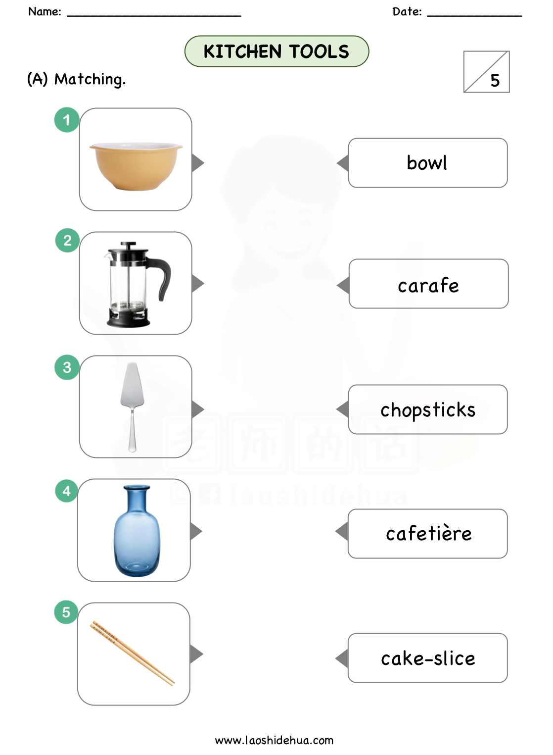 Kitchen Tools | Note and Exercise - Image 8