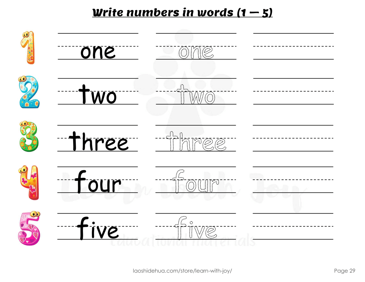 K4 Math Mathematics for Preschoolers | K4 – 老师的话 lao shi de hua