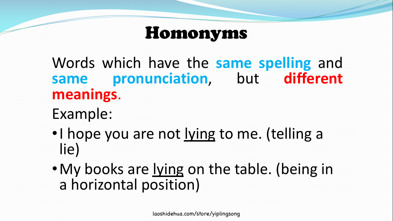 Common Vocabulary | Pronunciation and Spelling Problems | Note | Presentation - Image 4