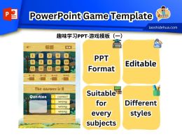 趣味学习PPT-游戏模板（一）
