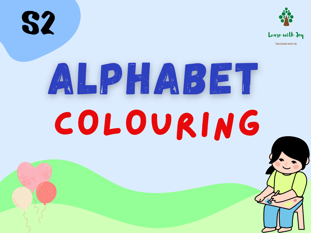 S2 Alphabet Colouring for Preschoolers - Image 2