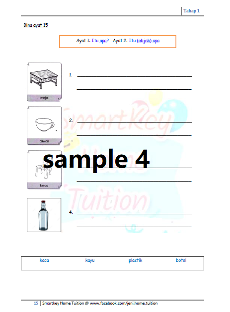 Bina ayat Prasekolah - Image 5