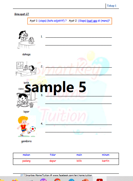 Bina ayat Prasekolah - Image 6