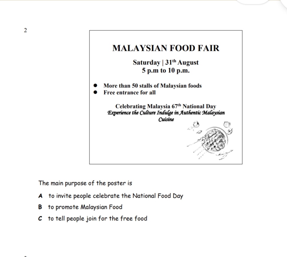 2024年全新版UASA期末试卷 |5年级 - Image 4