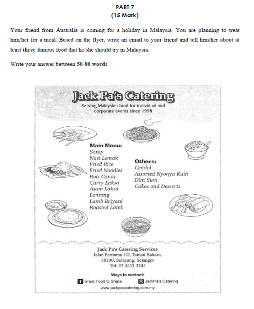 4年级UASA 英文“期末/年终”模拟试卷 set 2 - Image 4