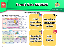 [Form 1] Nota Komsas