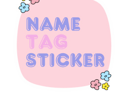 Name Tag Sticker