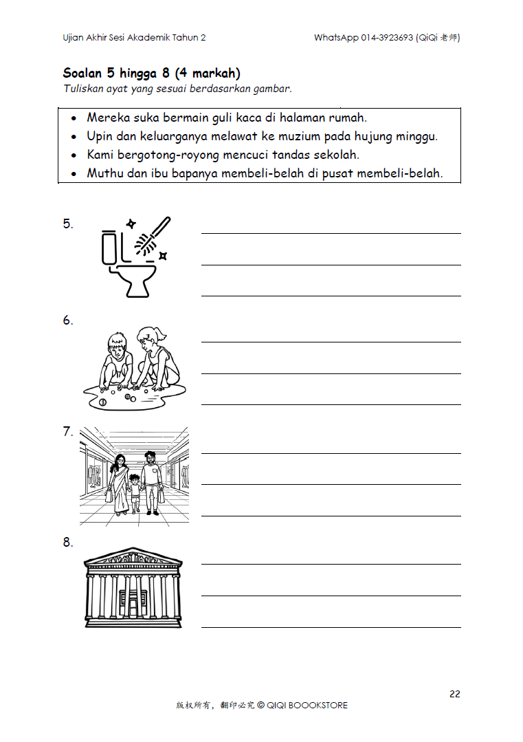 Ujian Akhir Sesi Akademik BM Tahun 1/2/3/4/5/6 - Image 10