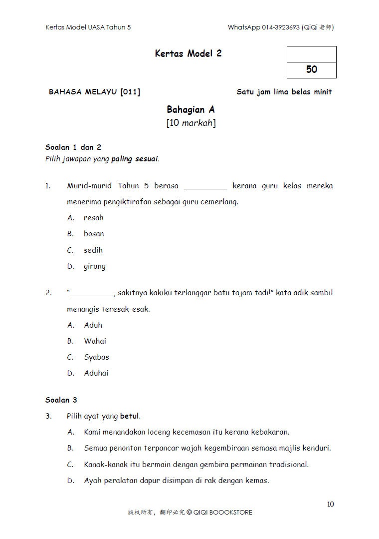 Ujian Akhir Sesi Akademik BM Tahun 1/2/3/4/5/6 - Image 20