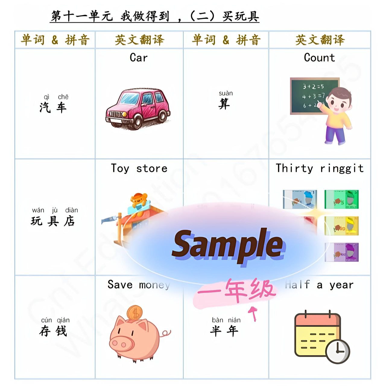 ๐๐๐ฌ๐ฑ๐ฎ - 1 ๅนด็บง ๅๆ่ฏพๆฌ่ฎค่ฏปๅ่ฏ - Image 5