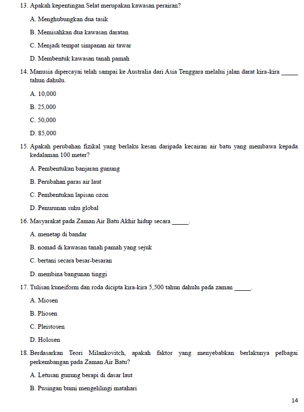 LATIHAN TROPIKAL SEJARAH TINGKATAN 1 中一历史单元练习 KSSM - Image 6