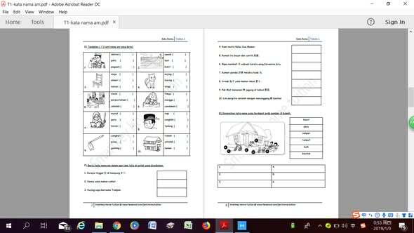 kata nama am & kata nama khas -Tahap 1 - Image 3