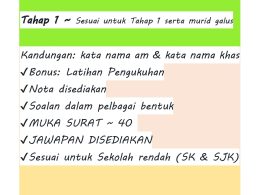 kata nama am & kata nama khas -Tahap 1