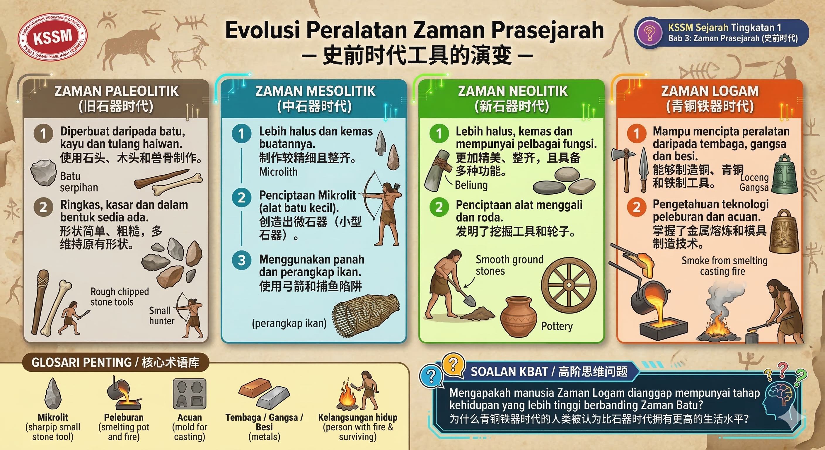 KSSM FORM 1 INFOGRAPHIC SEJARAH 中一 历史 信息图 - Image 4