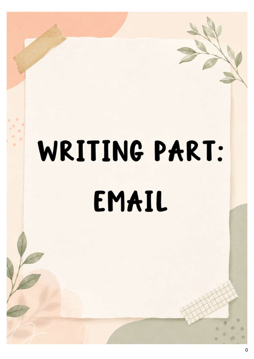 💥V 69💥WRITING PART: EMAIL💥 - Image 2
