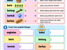 Padanan dan Puzzle - Latihan Penjodoh Bilangan